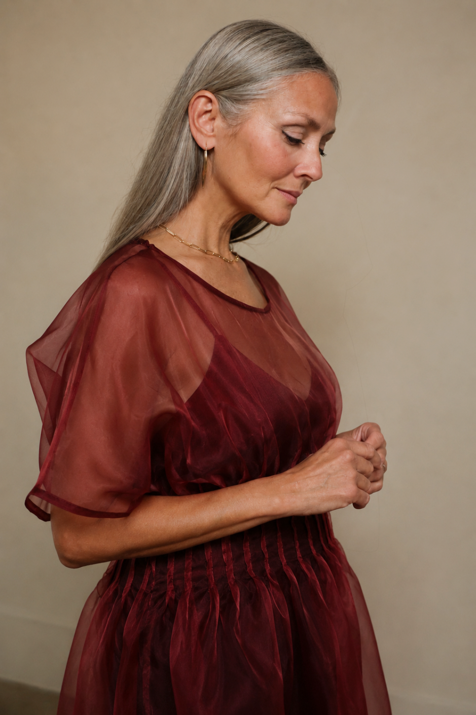 THE FREYA SILK ORGANZA DRESS