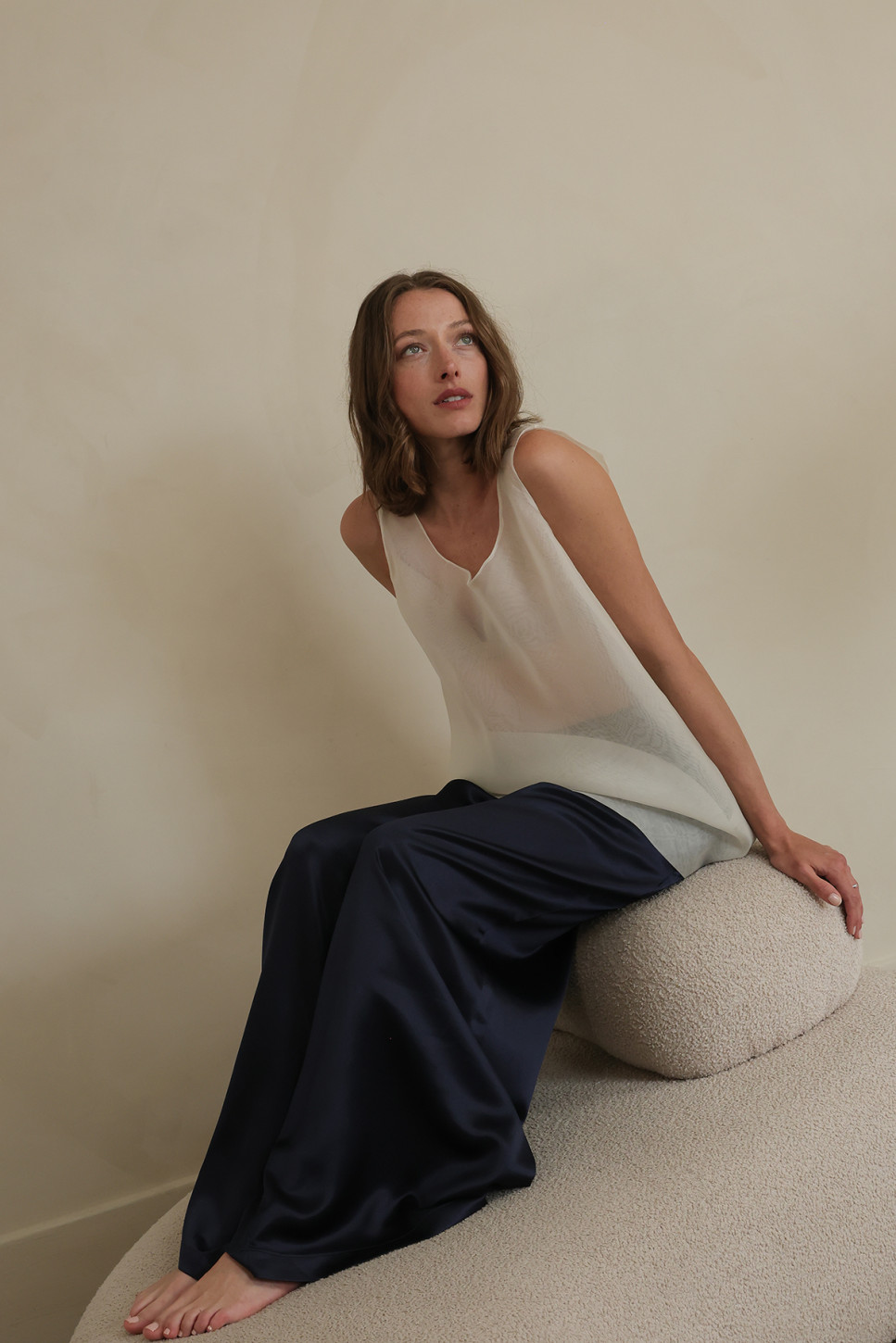 CLEO SILK TROUSERS