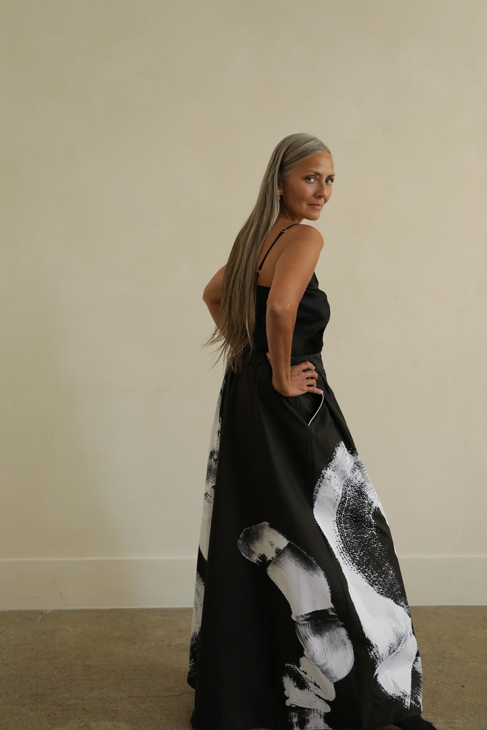 SHIORI MAXI PRINTED- COTTON SKIRT 