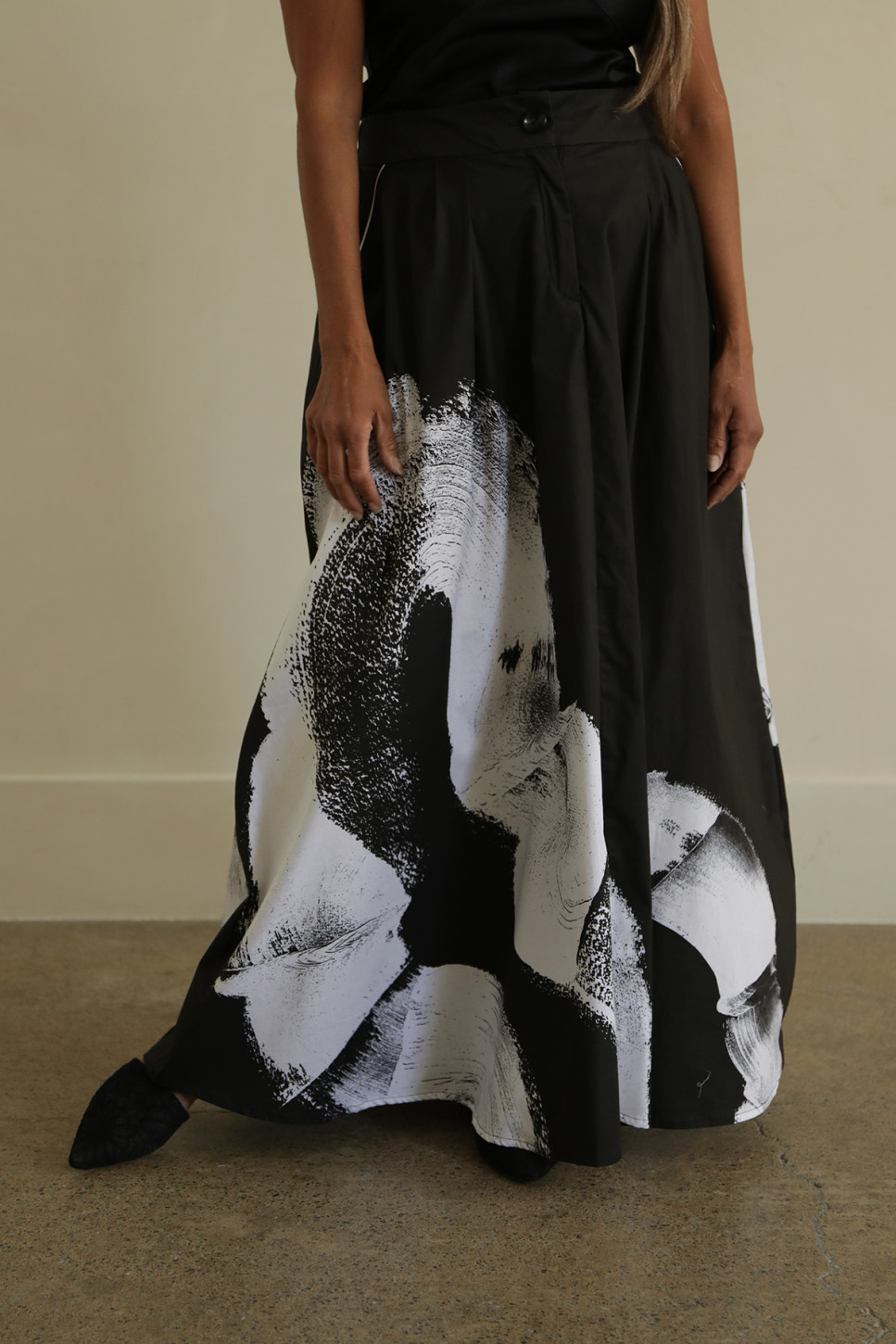 SHIORI MAXI PRINTED- COTTON SKIRT 