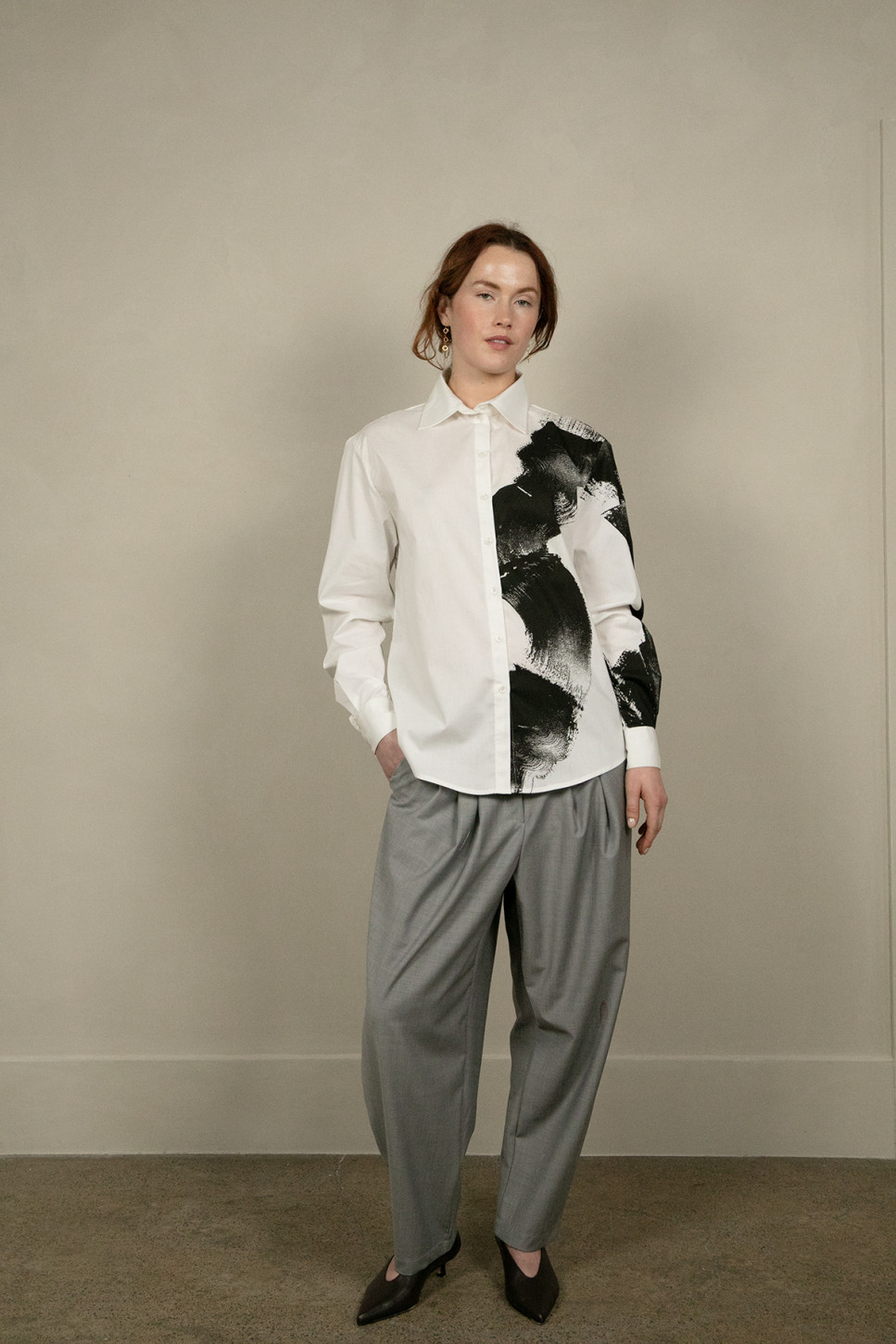 SHIORI COTTON SHIRT IN ORIGINAL PRINT