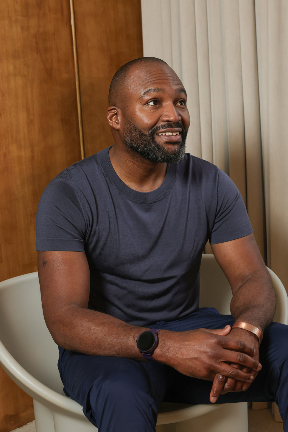 Essential Silk T‑Shirt in Onyx