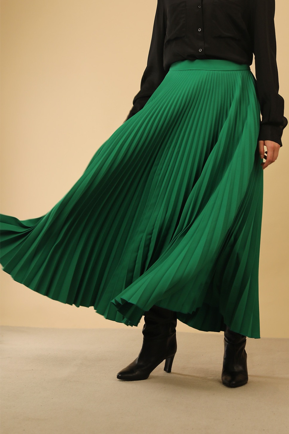 Green maxi skirt 2019 store