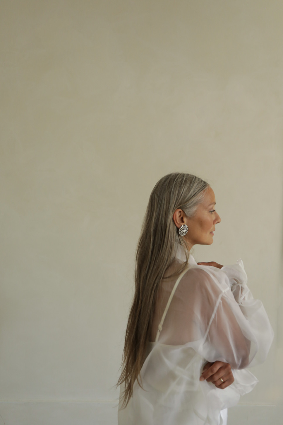 SOLENE ORGANZA SILK SHIRT