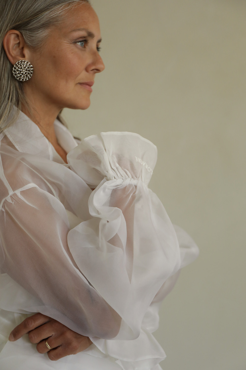 SOLENE ORGANZA SILK SHIRT
