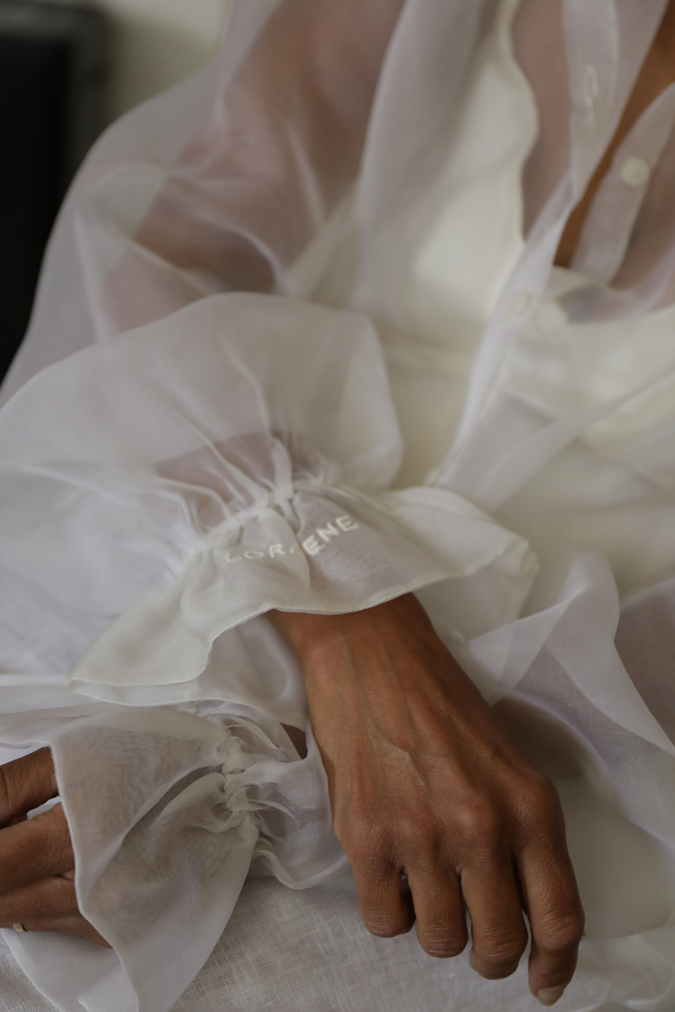 SOLENE ORGANZA SILK SHIRT