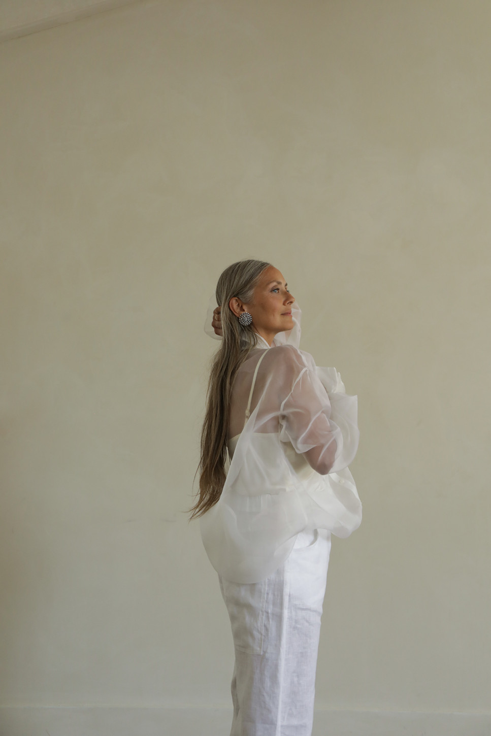 SOLENE ORGANZA SILK SHIRT