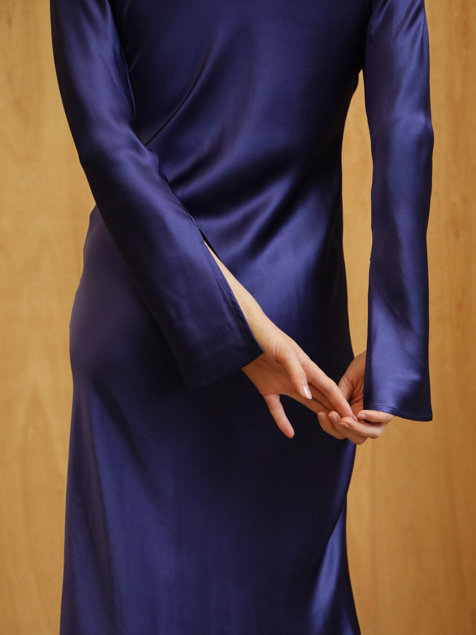 STORM BIAS CUT SILK DRESS 