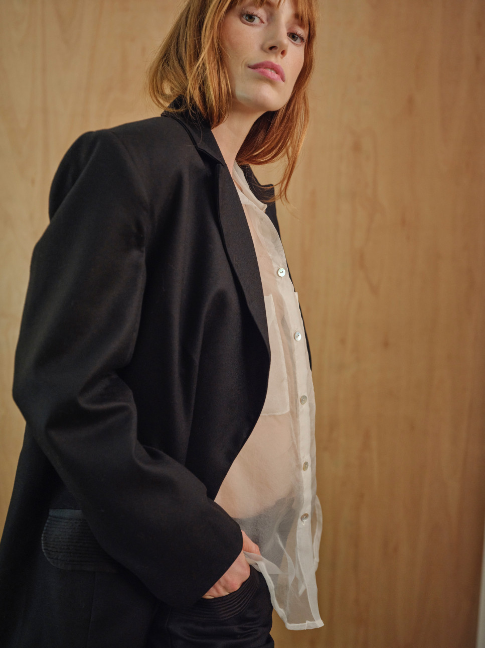 COLETTE TAILORED BLAZER IN WOOL 