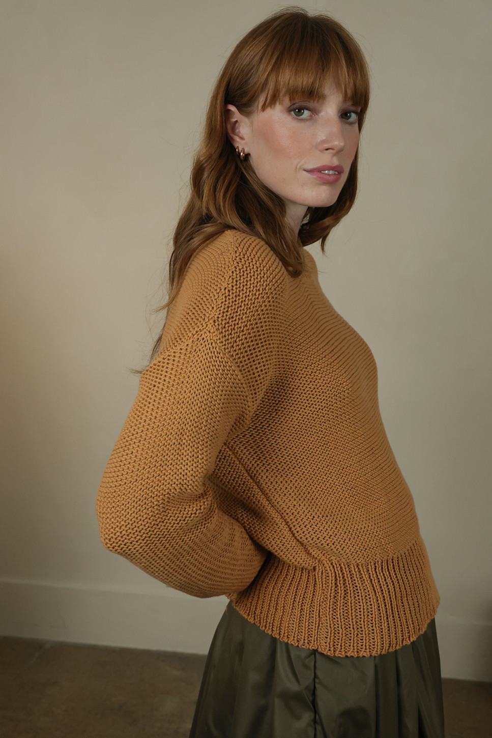 AMBER BIO-COTTON SWEATER