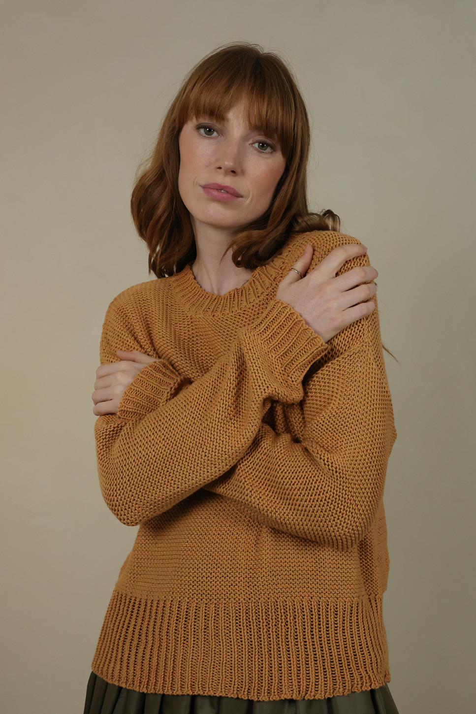 AMBER BIO-COTTON SWEATER