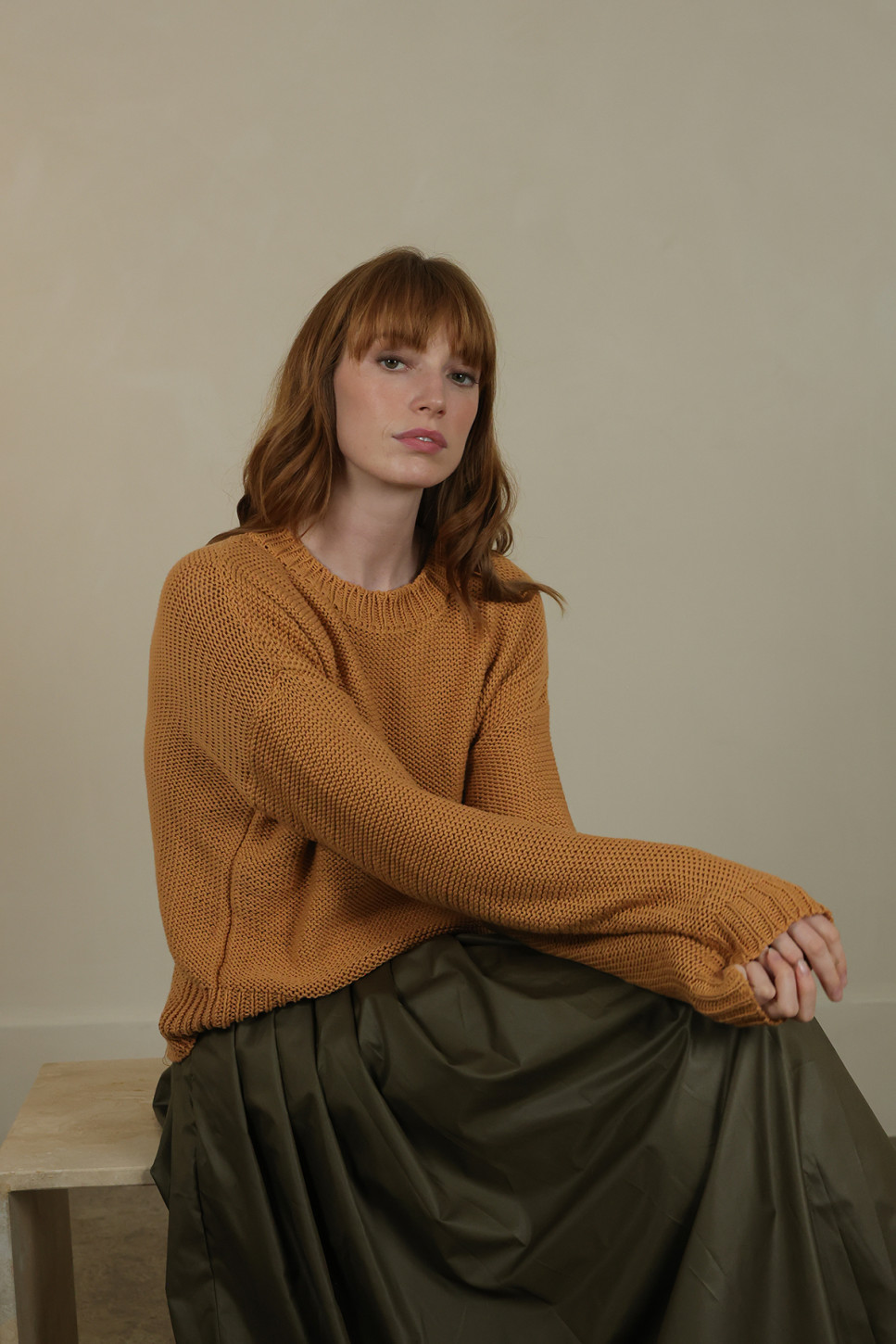 AMBER BIO-COTTON SWEATER