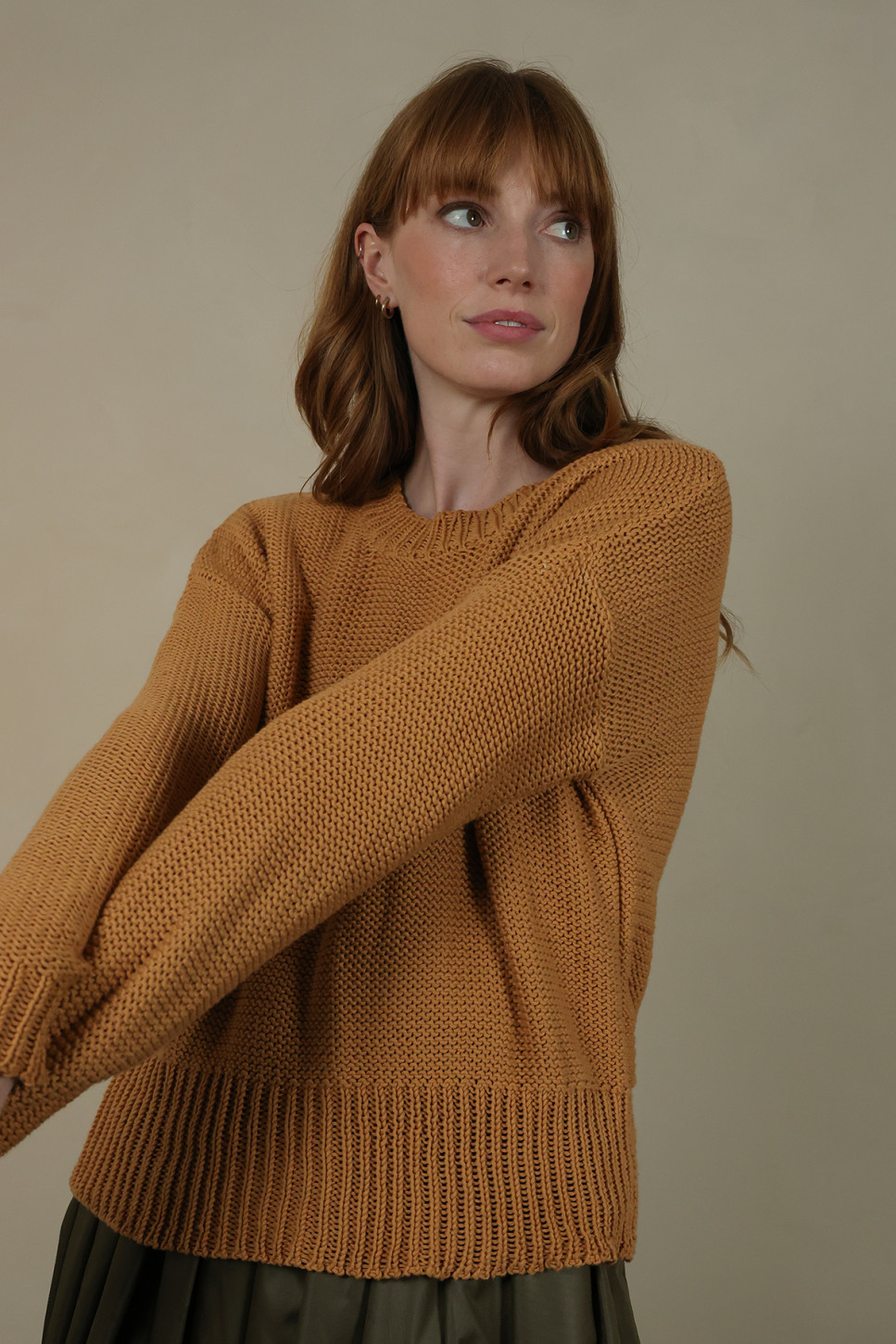 AMBER BIO-COTTON SWEATER