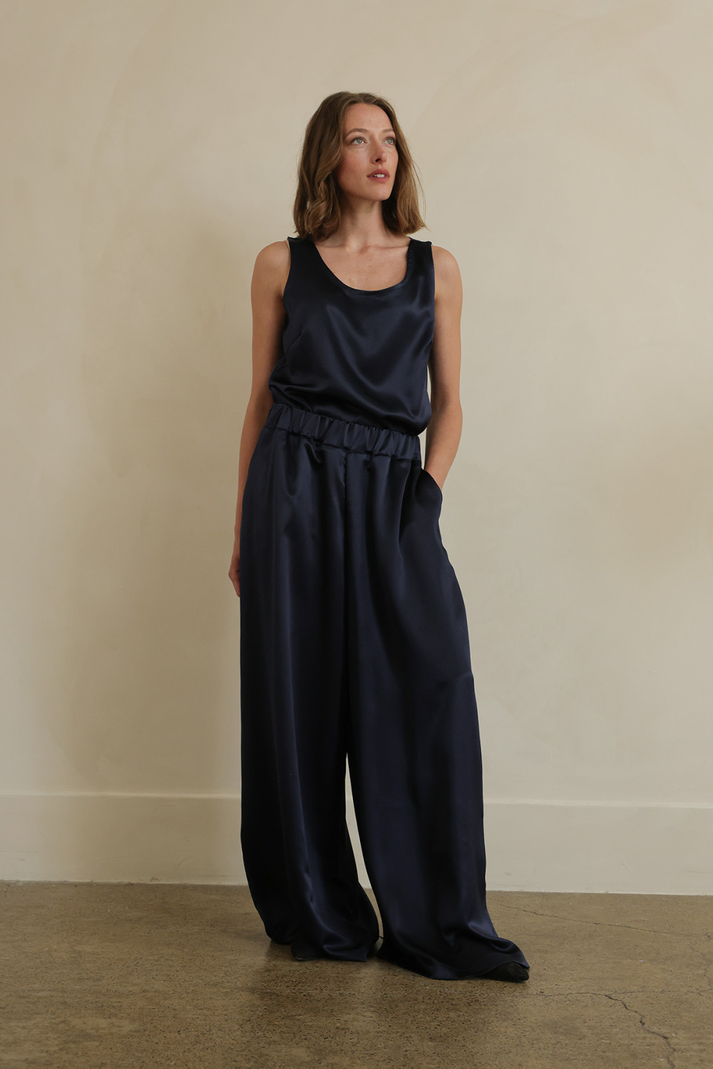 CLEO SILK TROUSERS